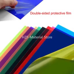 5/10Pcs 210x297mm A4 Colored Transparent PVC Plastic Sheet Thick 0.3mm 0.5mm Matte PP Sheet Material