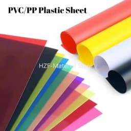 5/10Pcs 210x297mm A4 Colored Transparent PVC Plastic Sheet Thick 0.3mm 0.5mm Matte PP Sheet Material