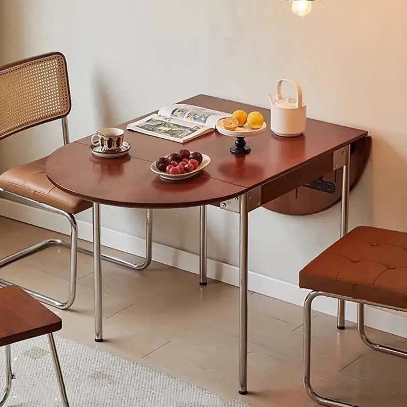 Folding Dining Tables Multifunctional Elegant Dark All-in-one Expansion Dining Tables Nordic Luxury Furniture Home