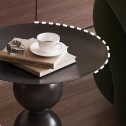 Retro Coffee Table Round Side Tables Luxury Bedside Table Multifunctional Minimalist Living Room Tea Tables Home Furniture
