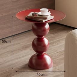 Retro Coffee Table Round Side Tables Luxury Bedside Table Multifunctional Minimalist Living Room Tea Tables Home Furniture