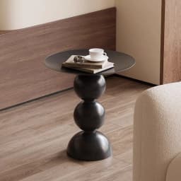 Retro Coffee Table Round Side Tables Luxury Bedside Table Multifunctional Minimalist Living Room Tea Tables Home Furniture
