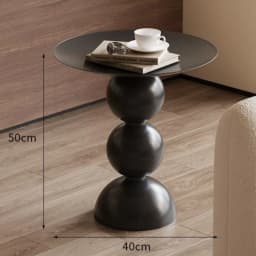 Retro Coffee Table Round Side Tables Luxury Bedside Table Multifunctional Minimalist Living Room Tea Tables Home Furniture