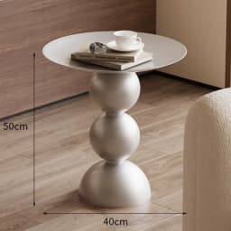 Retro Coffee Table Round Side Tables Luxury Bedside Table Multifunctional Minimalist Living Room Tea Tables Home Furniture