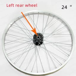 Tricycle front wheel, left/right rear wheel, spoke rim 20 inch 24 inch tricycle accessories rim