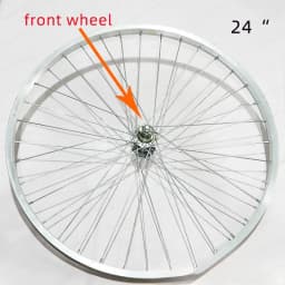 Tricycle front wheel, left/right rear wheel, spoke rim 20 inch 24 inch tricycle accessories rim