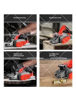 Inverted Woodworking Electric Planer 220V 2200W Wood Milling Engraving Slotting Household Press Planer Woodworking Tools