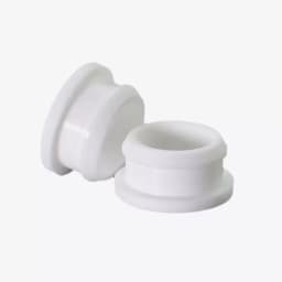 4.5mm~30mm White Silicone Rubber Snap-on Hollow Hole Plug Coil Inverted Buckle Through-hole Protective Plug
