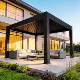 Outdoor easy to install aluminum alloy pavilion Hurricane Impact Resistant heavy duty Gazebo adjustable blinds rainproof pergola