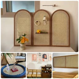 Natural Caning Material, 40cm/45cm Width Rattan Roll, Rattan Cane Webbing Roll, Fabric Rattan Material for Furniture DIY
