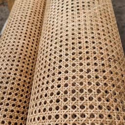 Natural Caning Material, 40cm/45cm Width Rattan Roll, Rattan Cane Webbing Roll, Fabric Rattan Material for Furniture DIY