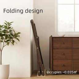 Solid Wood Clothes Racks Foldable Portability Floor Coat Rack Modern Minimalist Clothes Hanger Rack Luxury Rooms Furniture