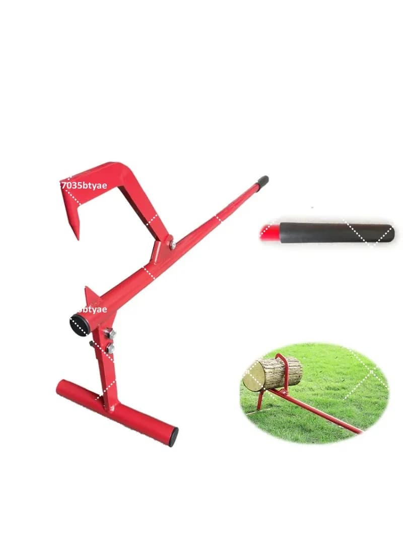Red Log Stand Log Rack Stainless Steel Heavy Duty Red Sawhorse Sawing Trestle Woodworking Tool