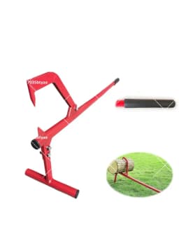 Red Log Stand Log Rack Stainless Steel Heavy Duty Red Sawhorse Sawing Trestle Woodworking Tool