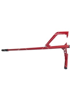 Red Log Stand Log Rack Stainless Steel Heavy Duty Red Sawhorse Sawing Trestle Woodworking Tool