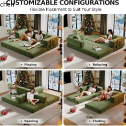 HYS- sponge compression bed corduroy all-in-one dual-use sofa bed