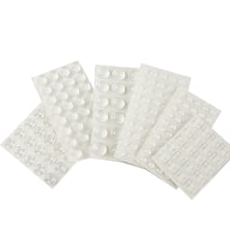 PVC Translucent Rubber Bumper Feet, Self-Adhesive Transparent Pads For Furniture, Cabinet Door Silicone Buffer Stopper