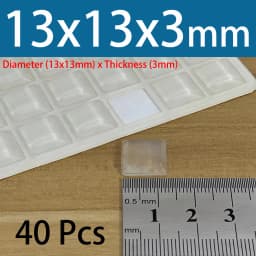 PVC Translucent Rubber Bumper Feet, Self-Adhesive Transparent Pads For Furniture, Cabinet Door Silicone Buffer Stopper