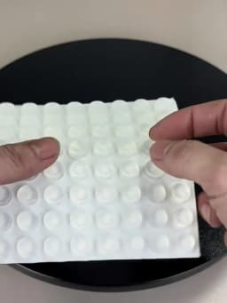 PVC Translucent Rubber Bumper Feet, Self-Adhesive Transparent Pads For Furniture, Cabinet Door Silicone Buffer Stopper