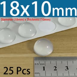 PVC Translucent Rubber Bumper Feet, Self-Adhesive Transparent Pads For Furniture, Cabinet Door Silicone Buffer Stopper