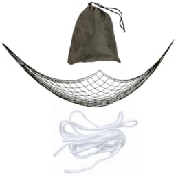 Durable Thick Nylon Rope Nylon Mesh Hammock 200x80cm High Bearing Weight Travel Hammock Portable Camping Hammock Home Leisure