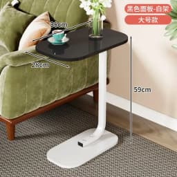 Adjustable Height Bedside Table Mobile Lift-Top Coffee Multifunctional Nesting Side Compact Bedroom Nightstand Lightweight