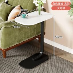 Adjustable Height Bedside Table Mobile Lift-Top Coffee Multifunctional Nesting Side Compact Bedroom Nightstand Lightweight
