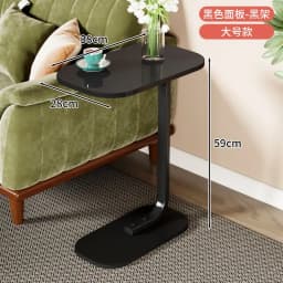 Adjustable Height Bedside Table Mobile Lift-Top Coffee Multifunctional Nesting Side Compact Bedroom Nightstand Lightweight
