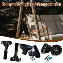 Garden Swing Fittings Wear-Resistant Canopy Parts Chair Canopy Bracket Replacement Repair Tool Courtyard Swing Frame tool Set
