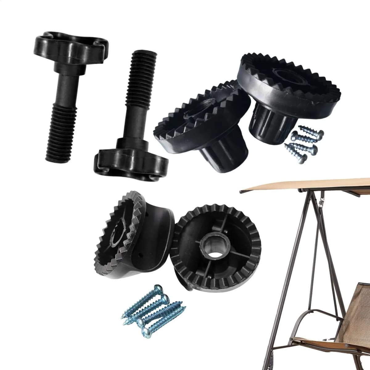 Garden Swing Fittings Wear-Resistant Canopy Parts Chair Canopy Bracket Replacement Repair Tool Courtyard Swing Frame tool Set