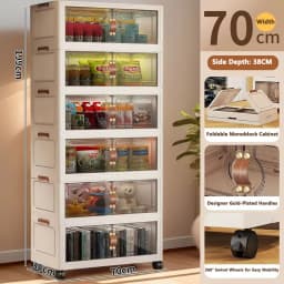 China Simple Wardrobe Foldable Baby Clothes Plastic Multi-layer Storage Cabinet Bedroom Baby Wardrobe Rental Room