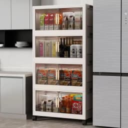 China Simple Wardrobe Foldable Baby Clothes Plastic Multi-layer Storage Cabinet Bedroom Baby Wardrobe Rental Room