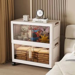 China Simple Wardrobe Foldable Baby Clothes Plastic Multi-layer Storage Cabinet Bedroom Baby Wardrobe Rental Room
