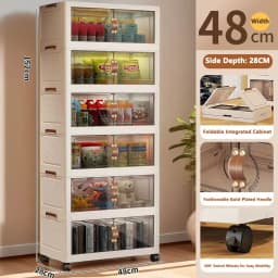China Simple Wardrobe Foldable Baby Clothes Plastic Multi-layer Storage Cabinet Bedroom Baby Wardrobe Rental Room