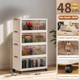 China Simple Wardrobe Foldable Baby Clothes Plastic Multi-layer Storage Cabinet Bedroom Baby Wardrobe Rental Room