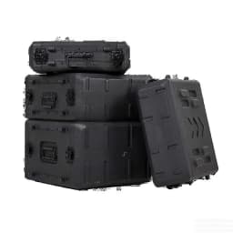 Digital Power Amplifier Receiver Wireless Microphone Kit PE Plastic Portable Aviation Storage U Box Case