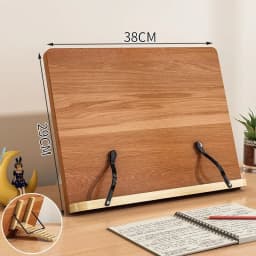 Portable Multi-Angle Book Rest Holder Foldable Adjustable Tablet Reading Stand Home Study Use