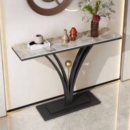 Light Luxury Living Room Entrance Partition Cabinet Entryway Table Modern Simple Stainless Steel Hallway Side Console Tables