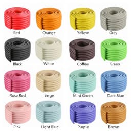 Home 16 Colors Children Protection Furniture Foam Bumper Table Edge Safety Desk Corner Protector Guard Strip Baby Safety