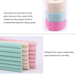 Home 16 Colors Children Protection Furniture Foam Bumper Table Edge Safety Desk Corner Protector Guard Strip Baby Safety