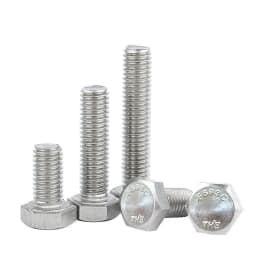 3/16 1/2 10# 1/4 5/16 3/8 7/16 304 Stainless Steel External Outside Hexagon Head Bolt Outer Hex Head Screws