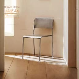 Industrial style Stainless steel Simplicity Creativity Design Living room chair Light luxury Advanced Leisure Back Of Rest Chair