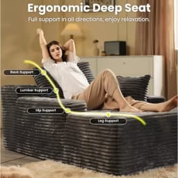 Hot-selling Compressed Foam Sofa No Assembly Required Corduroy Fabric Vacuum Compression Sofa Bed Lounge Couch