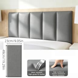 Self Adhesive Anti-Collision Wall Cushion Thickened Foam Soft Bag for Bedroom Headboard, Tatami Background Wall Protection Panel