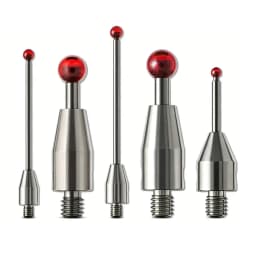M4 thread ruby ball contact pin carbonization * flat probe CMM measuring pin CNC machine contact pin