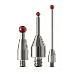 M4 thread ruby ball contact pin carbonization * flat probe CMM measuring pin CNC machine contact pin