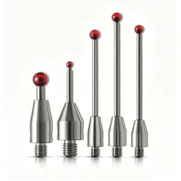 M4 thread ruby ball contact pin carbonization * flat probe CMM measuring pin CNC machine contact pin