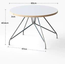 MOMO Bauhaus Coffee Table Living Room Round Table Small New Artistic Sense Small Coffee Round Table Tea Rack