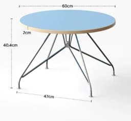 MOMO Bauhaus Coffee Table Living Room Round Table Small New Artistic Sense Small Coffee Round Table Tea Rack