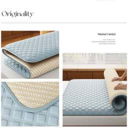 2026 New Ice Vine Double-sided Usable Thick Mattress Tatami Student Dorm Single Mattress For Household Foldable Double Mattress